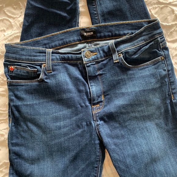 Hudson Jeans Denim - Hudson Nico Mid-Rise Super Skinny Ankle Jeans 28